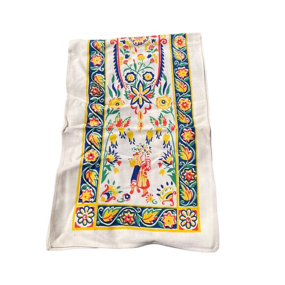 Vintage linen Set small runner 2 large napkins 4 small napkins Dutch - Picture 2 of 9